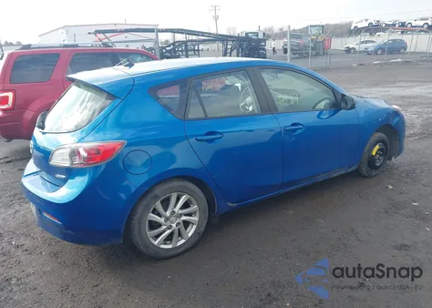 2012 Mazda Mazda3 I Touring z USA, uszkodzony, nr VIN JM1BL1L85C1523469